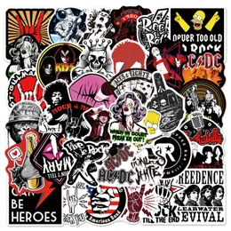 50 adet/grup Retro klasik rock grubu çıkartmalar graffiti Çıkartmalar DIY Bagaj Dizüstü Kaykay Motosiklet Bisiklet Sticker