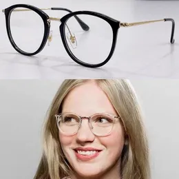 Ray Ba Популярные мужские и женские плоские очки RB7140 Классическая повседневная простой простой макияж