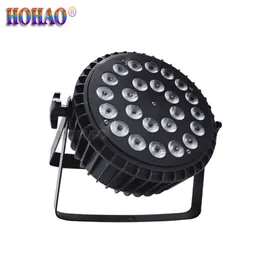 Hohao Stage Indoor Aluminium LED Płaskie Par 24 * 10W RGBW 4IN1 Kolorowe 4/8 DMX512CH Auto Dźwięk DJ Disco Wedding Show Lampy