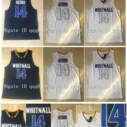 NC01 14 Tyler Herro Jersey Whitnall High School College Basketball Jerseys Blue White Sport Shirt Top Quality 1 S-XXL