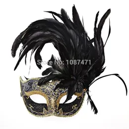 Yeni Moda Güzel Noel Kadınlar Seksi Yarım Yüz Partisi Maskeleri Düğün Prenses Masquerade Tüy Maskeleri Top İtalyan Cadılar Bayramı T200116