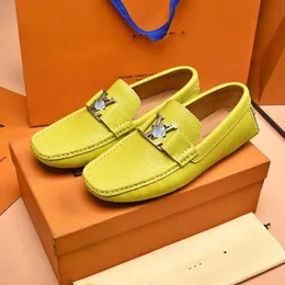 A1 Elbise Ayakkabı Moda Erkekler Metal Toka Deri Kıdemli El Yapımı Oxford Sıradan İş Siyah Loafers Tasarımcı Düğün Boyutu US 6.5-12