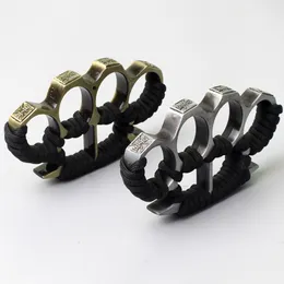 Finger Hand Tiger Brace Four Fist Set Legal Self Defense Edc Ing Supplies Ring Glass Fiber Buckle 7FHA