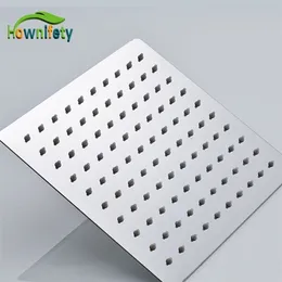 Stainless Steel Chrome Shower Head 612 Inch Rainfall Bath Ceiling Wall Mounted Bathroom Accessories Water Save For 220809