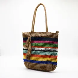 Evening Bags 2022 Colorful Woven Bag Women High-end Fashion For Desingner Luxury Beach