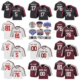 NCAA College Football 17 Ryan Tannehill Jerseys A&M Texas Aggies 9 Dat Nguyen 76 Luke Joeckel 81 Jace Sternberger 11 Kellen Mond 5 Trayveon Williams Stitched Men Sale