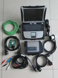 V2023.12 MB Star C4 Benz MB SD Connect C4 Xetry/DAS/HHT/EPC HDD CAR DIAGNOSTIC SCANNER + CF-19 I5ラップトップタッチスクリーンのためのマルチプレクサツール