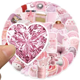 50 stücke Skateboard Aufkleber Rosa Stile für Auto Baby Scrapbooking Bleistift Fall Tagebuch Telefon Laptop Planer Dekoration Buch Album Kinder Spielzeug DIY Aufkleber