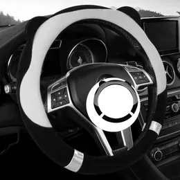 Steering Wheel Covers Set/3pcs Auto Gear Knob Cover Car Handbrake Sleeve CoverSteering
