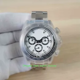 TW фабрика высочайшего качества часы 40 мм х 13 мм космограф 116500 панда хронограф керамический ETA 7750 механическое движение автоматические мужские часы мужские наручные часы