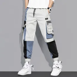 Men's Pants Casual Men Cargo Multi Pocket Mix Color Japanese Fashion Streetwear Male Spring And Summer Sport Outdoor Work TrousersMen's