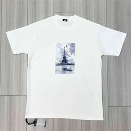 Kith The Dye Tmer Shirt Men Men Women Quality Classic Flocked Box Tee негабаритная футболка с коротким рукавом nn