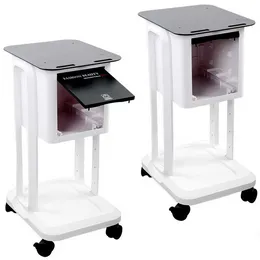 Laser Machine Beauty Salon Rolling Cart Wooden Metal Trolley Pedestal Wheel Aluminum Stand Furniture Cart