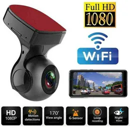 Мини -беспроводной автомобиль DVR Night Vision P Car Camera Wi -Fi Широкологический рекордер Android USB -камера J220601