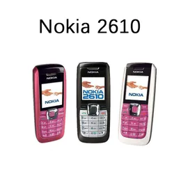 Original Refurbished Cell Phones Nokia 2610 GSM 2G For chridlen Old People Nostalgia Gift Smartphone