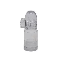 Najnowszy plastikowy bullet tabakowy akrylowy dozownik rakietowy metalowe pociski tabak