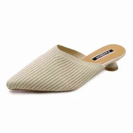 2021 Terlik Kadınlar İçin Yaz Slide Sandalet Kadınlar İçin Kama Miles Moda Kadın Bayanlar Beach House Açık Zapatillas de Mujer Yeni G220518