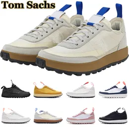 Обувь обуви Tom Sachs x Craft Craft Sneakers Общего назначения легкая костяная пшеница желтая белая черная квартира