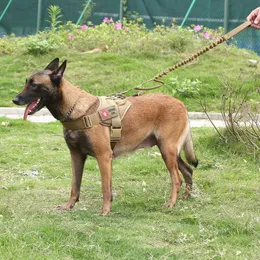 Militärisches taktisches Hundegeschirr Patrol K9 Arbeitshundehalsband Kleines großes Hundegeschirr Diensthundeweste mit Griff Haustierprodukte 201101