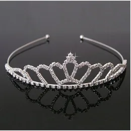 أغطية الرأس الجميلة الكريستال الزفاف الكريستال تيارا حزب pageant pageant crown hairband