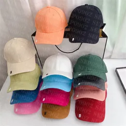 14 renk snapbacks şapka erkek kadın tasarımcı mektup kapağı dört mevsim gündelik stil şapkalar açık spor beyzbol kapakları