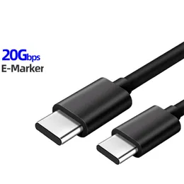 C do C Kabel USB-C Szybka ładowarka PE Kable 1m 3 stóp 2m 6 stóp 3M 9 stóp szybkie sznur do ładowania do Uwaga 10 S10 Plus Huawei P30 Pro S22U