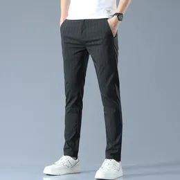 Summer Brand Suit Pants Sweatpants Cargo Baggy Pant Men Clothing Techwear Joggers Korean Fashion Breathable Casual Trousers 220425