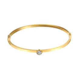 Diamond smycken trend armband rostfritt stål armband för kvinnliga europeiska amerikanska och koreanska smala smycken dubai mode enkla tjejtillbehör gåvor på hnads
