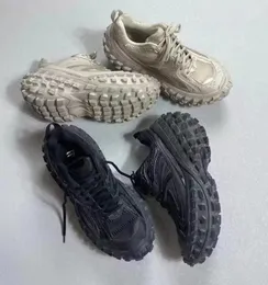 2022 Novos Homens Mulheres Designer Sapatos Casuais Plataforma Defensor Tênis Bege Preto Pneu Tênis STARS LOVES Trainers Esportes 35-45 Mulheres Masculinas para