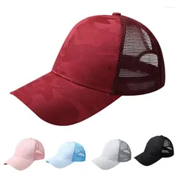Ball Caps Summer Solid Color Baseball Cap Регулируемая анти -UV -сетка