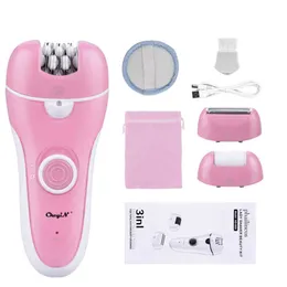 Epilator Ckeyin 3 i 1 pedicure fotfil callus remover kvinnor smärtfri rakapparat professionell kvinnlig hårborttagning depilatorer220422