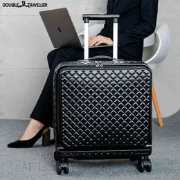 インチトロリー荷物旅行スーツケースビジネスキャビンローリングキャリーラップトップバッグスピナーホイールボックスファッションJ220708 J220708