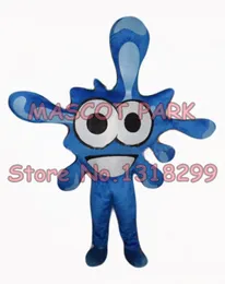 Mascote boneca traje mascote azul água gota mascote traje tamanho adulto tamanho desenhos animados gota de água theme theme theme thousing carnaval fantasia vestido kits