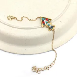 Charm Armbänder Großhandel handgefertigte Samen Perlen Handstrickarmband Miyuki Frauen Mädchen Accessoires Perlen Strang Armreif für Raym22