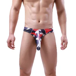 Underpants Men Briefes de baixa cintura baixa roupas de lingerie sexy de lingerie exótica escorregadia calcinha gay pênis bolsa de pênis ropa hombrenderpants