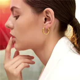 French Small Ring Stud Hoop Earrings Female Niche Design Simple Cold Ins Retro Net Red Fashion Street All-Match Jewelry Gift