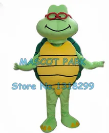 Costume della bambola della mascotte divertente costume della mascotte della tartaruga formato adulto all'ingrosso cartone animato tartaruga verde tartaruga tema anime cosply costumi carnevale 2900