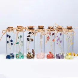 Crystal Gravel Tree Mina padrão garrafa de garrafas de garrafas de artesanato ornamentos