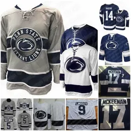 Vipceonik1 17 Evan Barratt Penn Eyaleti Nittany College Hokey Forması Kevin Kerr Adam Pilewicz Alex Limoges Liam Folkes Brandon Bironikita Pavlychev