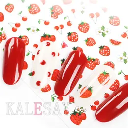 Adesivi Decalcomanie Avocado Strawberry Nail Art Adesivo adesivo per Design Manicure Decorations Nails Arcobaleno Bacche