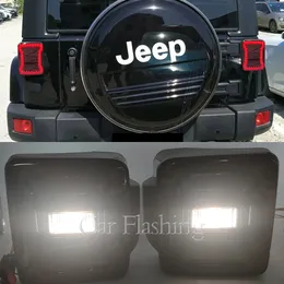 2st CAR LED TAIL LIGHT DRL Brake Reverse Turn Signal bakre bakljusmonteringslampa för Jeep Wrangler JK 2007 2008 2009-2017