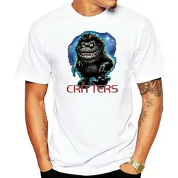 Critters T Shirt Retro 80 Korku Filmi Siyah 100 Pamuk Tee DIY Ücretli Gömlek 220614
