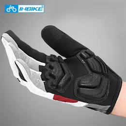 Inbike Full Finger Cycling Gloves Cykelcykelutrustning Ridning utomhus Sports Fitness Touch Screen Gel Padded If239 220622