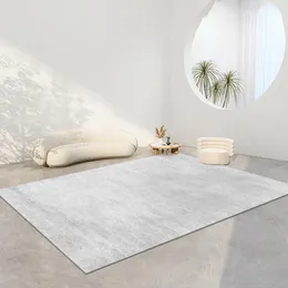 Teppiche Nordic Modern Advanced Wohnzimmer Teppich Schlafzimmer Garderobe El Vollständige Abdeckung Dekorative Teppiche Anpassbare große Fläche Home CarpetCarpets