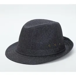 Berets Elder Summer Sun Hat Grandpa Fedoras Cap Suit Cloth Middle-aged Jazz Spring And Autumn Thin B-8282Berets