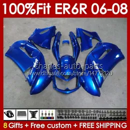 OEM Body Kit für KAWASAKI NINJA 650R ER6 650 R ER 6 F 2006-2008 Karosserie 139Nr