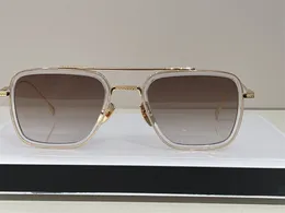 Occhiali da sole alla moda da uomo per designer di marca stile occhiali da sole retrò vintage in metallo forma quadrata da donna montatura in oro occhiali unisex lenti UV s
