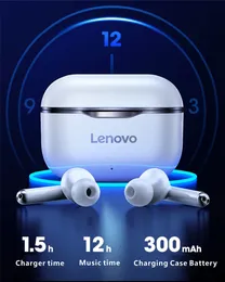 Original Lenovo LP1 Tws Wireless Ohrhörer Bluetooth 5.0 Dual Stereo Rauschunterdrückung Bass Touch Control lang Standby 300mAh Air Pods ANC