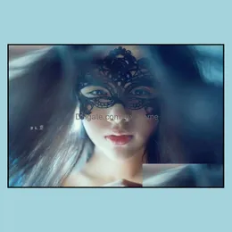 Party Masks Festive Supplies Home Garden Ll Sexy Lace New Women Ladies Girls Halloween Xmas Cosplay Costume Masq Dho15