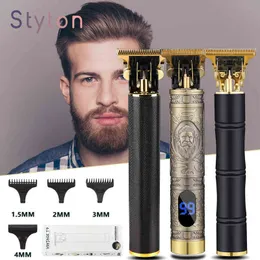 Styton T9 Hair Hair Trimmer Cordless Shaver Clipper للرجال آلة قطع الحلاق القابلة لإعادة الشحن 220624